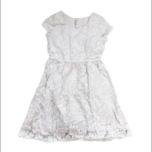 🎁Mini Cherokee Dress White Lace Large Juniors